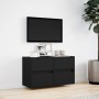 Mueble de TV de pared con luces LED negro 80x31x45 cm de , Muebles TV - Ref: Foro24-852286, Precio: 67,95 €, Descuento: %
