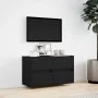 Mueble de TV de pared con luces LED negro 80x31x45 cm de , Muebles TV - Ref: Foro24-852286, Precio: 67,12 €, Descuento: %