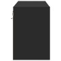 Mueble de TV de pared con luces LED negro 80x31x45 cm de , Muebles TV - Ref: Foro24-852286, Precio: 67,95 €, Descuento: %