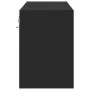 Mueble de TV de pared con luces LED negro 80x31x45 cm de , Muebles TV - Ref: Foro24-852286, Precio: 67,12 €, Descuento: %