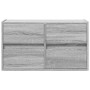 Mueble de TV de pared con luces LED gris Sonoma 80x31x45 cm de , Muebles TV - Ref: Foro24-852290, Precio: 69,87 €, Descuento: %