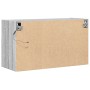 Mueble de TV de pared con luces LED gris Sonoma 80x31x45 cm de , Muebles TV - Ref: Foro24-852290, Precio: 69,87 €, Descuento: %