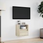 Mueble de TV de pared con luces LED roble Sonoma 41x31x45 cm de , Muebles TV - Ref: Foro24-852317, Precio: 48,28 €, Descuento: %