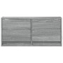 Mueble de TV de pared con luces LED gris Sonoma 80x31x35 cm de , Muebles TV - Ref: Foro24-852360, Precio: 61,23 €, Descuento: %