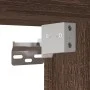 Mesita de noche de pared con luces LED roble marrón de , Mesitas de noche - Ref: Foro24-3307987, Precio: 50,99 €, Descuento: %