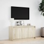 Mueble de TV LED madera de ingeniería roble Sonoma 100x34x50 cm de , Muebles TV - Ref: Foro24-852210, Precio: 81,66 €, Descue...