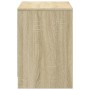Mueble de TV LED madera de ingeniería roble Sonoma 100x34x50 cm de , Muebles TV - Ref: Foro24-852210, Precio: 81,66 €, Descue...