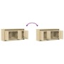 Mueble de TV LED madera de ingeniería roble Sonoma 100x34x50 cm de , Muebles TV - Ref: Foro24-852210, Precio: 81,66 €, Descue...