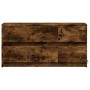 Mueble de TV LED madera ingeniería roble ahumado 100x34x50 cm de , Muebles TV - Ref: Foro24-852219, Precio: 107,76 €, Descuen...