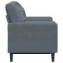 Sofá de 2 plazas con cojines terciopelo gris oscuro 120 cm de , Sofás - Ref: Foro24-3278210, Precio: 215,09 €, Descuento: %