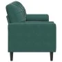 Sofá de 3 plazas con cojines terciopelo verde oscuro 180 cm de , Sofás - Ref: Foro24-3278231, Precio: 334,06 €, Descuento: %