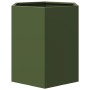 Jardineras hexagonales 2 uds acero verde oliva 46x40x45 cm de , Maceteros y jardineras - Ref: Foro24-851115, Precio: 71,97 €,...