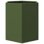 Jardineras hexagonales 2 uds acero verde oliva 46x40x45 cm de , Maceteros y jardineras - Ref: Foro24-851115, Precio: 69,95 €,...
