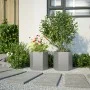 Jardinera hexagonal 2 uds acero inoxidable 46x40x45 cm de , Maceteros y jardineras - Ref: Foro24-851117, Precio: 97,63 €, Des...