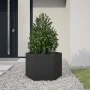 Black steel hexagonal planter 69x60x45 cm by , Pots and planters - Ref: Foro24-851122, Price: 64,46 €, Discount: %