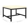 Set de sofás de jardín 5 pzas y cojines ratán sintético negro de vidaXL, Sofás modulares de exterior - Ref: Foro24-313517, Pr...