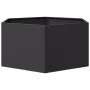 Jardinera hexagonal acero negra 104x90x45 cm de , Maceteros y jardineras - Ref: Foro24-851129, Precio: 76,67 €, Descuento: %