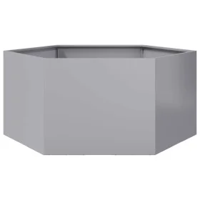 Jardinera hexagonal acero galvanizado 104x90x45 cm de , Maceteros y jardineras - Ref: Foro24-851134, Precio: 61,35 €, Descuen...