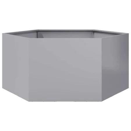 Jardinera hexagonal acero galvanizado 104x90x45 cm de , Maceteros y jardineras - Ref: Foro24-851134, Precio: 61,35 €, Descuen...