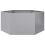 Jardinera hexagonal acero galvanizado 104x90x45 cm de , Maceteros y jardineras - Ref: Foro24-851134, Precio: 61,35 €, Descuen...