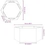 Jardinera hexagonal acero galvanizado 104x90x45 cm de , Maceteros y jardineras - Ref: Foro24-851134, Precio: 61,35 €, Descuen...