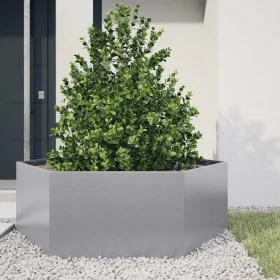 Jardinera hexagonal acero galvanizado 138x120x45 cm de , Maceteros y jardineras - Ref: Foro24-851141, Precio: 82,61 €, Descue...