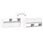 Mueble de TV de pared con luces LED blanco 100x31x45 cm de , Muebles TV - Ref: Foro24-852334, Precio: 69,77 €, Descuento: %