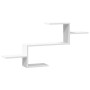 Estante de pared madera de ingeniería blanco 104x15x49 cm de , Estantes y estanterías - Ref: Foro24-853200, Precio: 27,07 €, ...