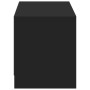 Mueble de TV con LED madera de ingeniería negro 140x34x40 cm de , Muebles TV - Ref: Foro24-852244, Precio: 103,48 €, Descuent...
