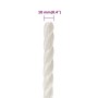 Cuerda de trabajo polipropileno blanco 10 mm 50 m de , Sogas y cuerdas metálicas - Ref: Foro24-153051, Precio: 20,86 €, Descu...