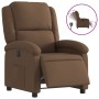 Sillón reclinable eléctrico de tela marrón de , Sillones - Ref: Foro24-3204144, Precio: 243,77 €, Descuento: %
