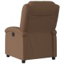 Sillón reclinable eléctrico de tela marrón de , Sillones - Ref: Foro24-3204144, Precio: 243,77 €, Descuento: %