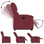 Reclining and elevating armchair in burgundy fabric by , Armchairs - Ref: Foro24-3204167, Price: 274,66 €, Discount: %