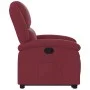 Reclining and elevating armchair in burgundy fabric by , Armchairs - Ref: Foro24-3204167, Price: 274,66 €, Discount: %