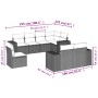 Set de sofás de jardín 8 pzas y cojines ratán sintético gris de , Conjuntos de jardín - Ref: Foro24-3222841, Precio: 626,79 €...