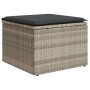 Set de sofás de jardín 7 pzas con cojines ratán PE gris claro de , Conjuntos de jardín - Ref: Foro24-3222881, Precio: 496,64 ...