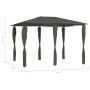 Cenador con cubiertas de postes antracita 3x4x2,6 m 160 g/m² de vidaXL, Carpas y cenadores - Ref: Foro24-313613, Precio: 167,...