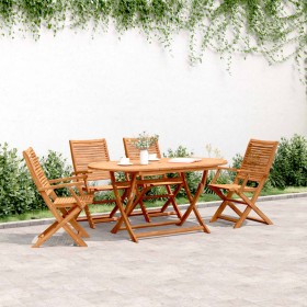 Sillas de jardín plegables 4 uds madera acacia 57x66x95 cm de , Sillas de jardín - Ref: Foro24-3214474, Precio: 278,99 €, Des...