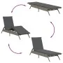 Liegestuhl mit synthetischem Rattan und grauem Kissen von , Liegen - Ref: Foro24-4002703, Preis: 144,21 €, Rabatt: %
