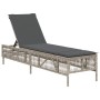 Tumbonas con cojines 2 unidades ratán sintético gris claro de , Tumbonas - Ref: Foro24-3261601, Precio: 283,42 €, Descuento: %
