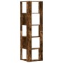 Estantería esquina 5 niveles madera roble ahumado 50x50x179 cm de , Librerías y estanterías - Ref: Foro24-852586, Precio: 82,...