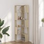 Estantería de esquina 5 niveles madera roble Sonoma 50x50x179cm de , Librerías y estanterías - Ref: Foro24-852584, Precio: 85...