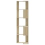 Estantería de esquina 5 niveles madera roble Sonoma 50x50x179cm de , Librerías y estanterías - Ref: Foro24-852584, Precio: 85...
