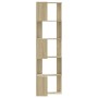 Estantería de esquina 5 niveles madera roble Sonoma 50x50x179cm de , Librerías y estanterías - Ref: Foro24-852584, Precio: 85...