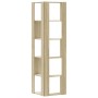 Estantería de esquina 5 niveles madera roble Sonoma 50x50x179cm de , Librerías y estanterías - Ref: Foro24-852584, Precio: 85...