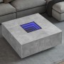 Mesa de centro con Infinity LED gris hormigón 100x100x40 cm de , Mesas de centro - Ref: Foro24-3284045, Precio: 216,02 €, Des...