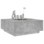 Mesa de centro con Infinity LED gris hormigón 100x100x40 cm de , Mesas de centro - Ref: Foro24-3284045, Precio: 216,02 €, Des...