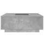 Mesa de centro con Infinity LED gris hormigón 100x100x40 cm de , Mesas de centro - Ref: Foro24-3284045, Precio: 208,36 €, Des...