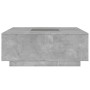Mesa de centro con Infinity LED gris hormigón 100x100x40 cm de , Mesas de centro - Ref: Foro24-3284045, Precio: 216,02 €, Des...