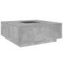 Mesa de centro con Infinity LED gris hormigón 100x100x40 cm de , Mesas de centro - Ref: Foro24-3284045, Precio: 208,36 €, Des...